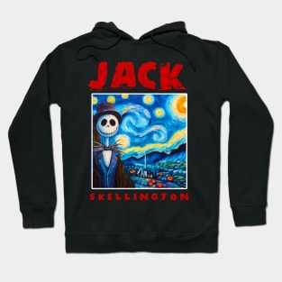 Jack Skellington in starry night Hoodie